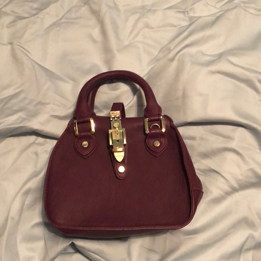 Plum purse